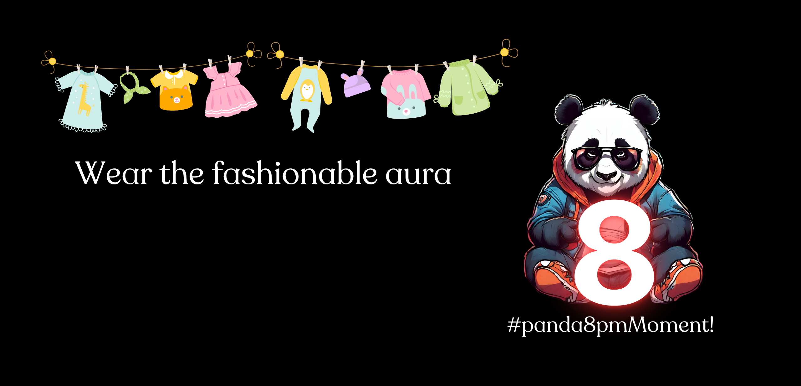 Wear the fashionable aura www.panda8pm.com